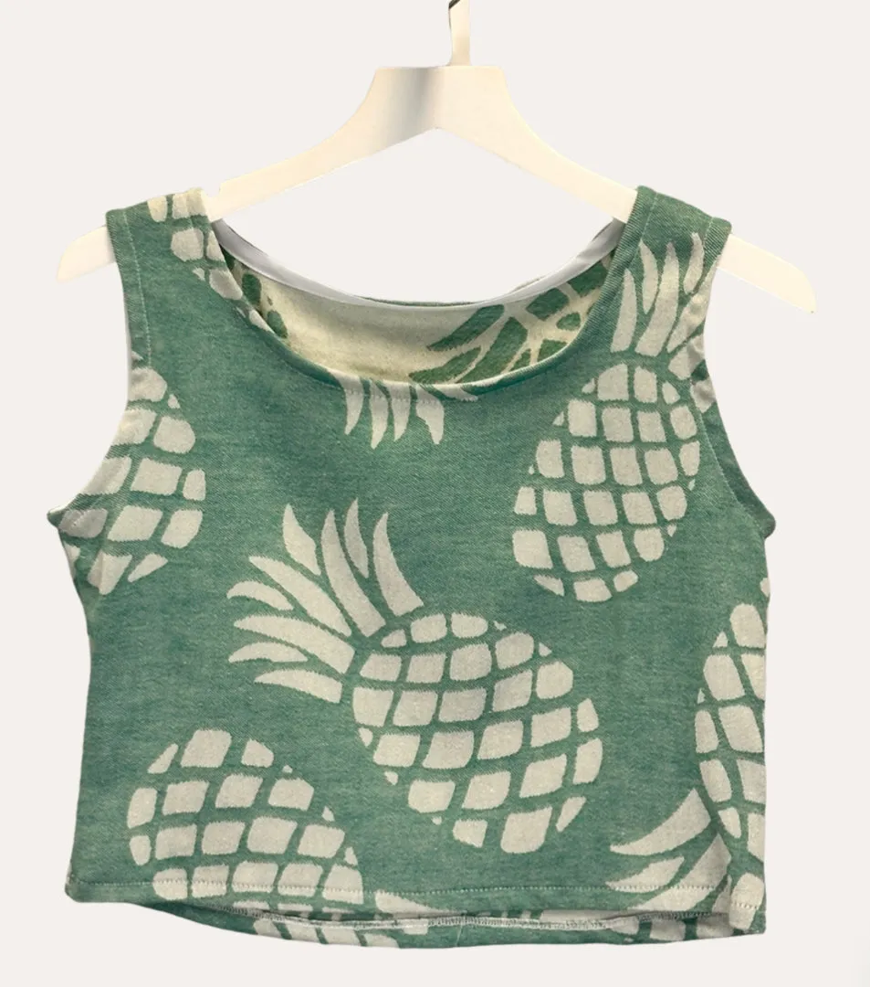 The Crop Top in Pineapple