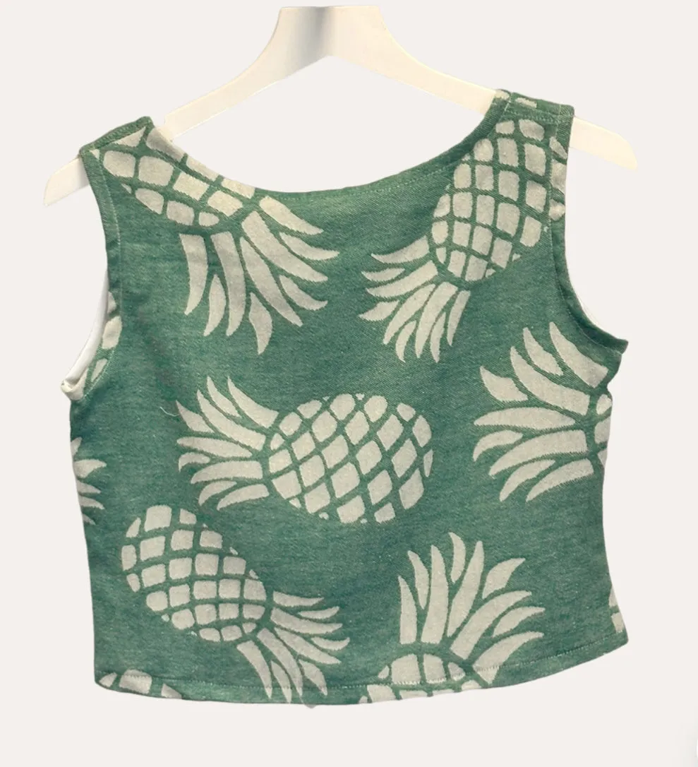 The Crop Top in Pineapple