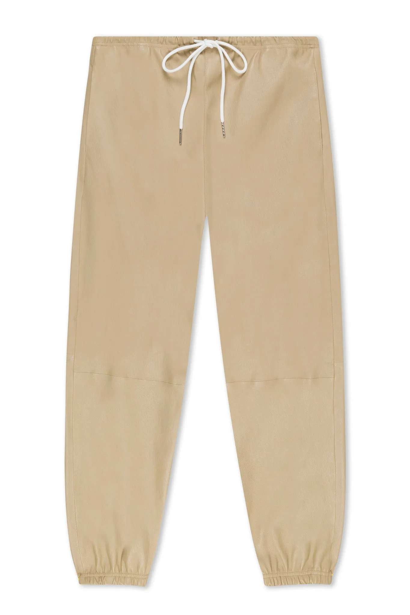 Travertine Leather Sweatpants