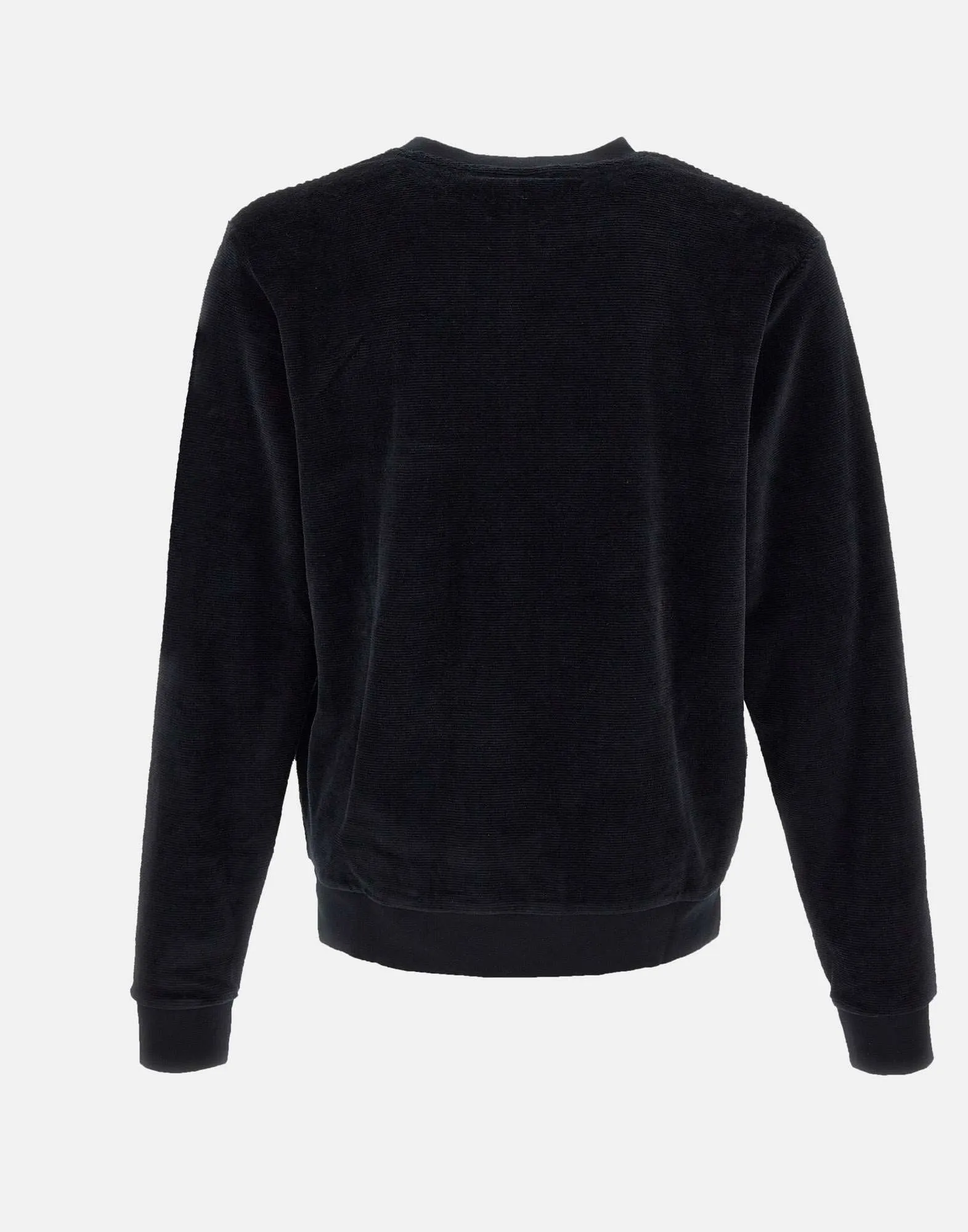 Ultra-Soft Black Chenille Sweatshirt