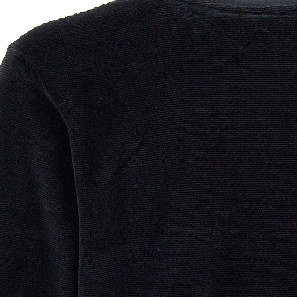 Ultra-Soft Black Chenille Sweatshirt