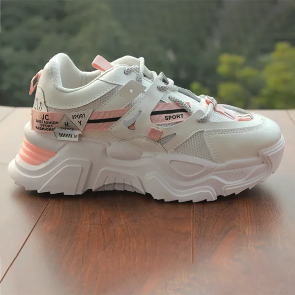 White & Pink Jogger for women