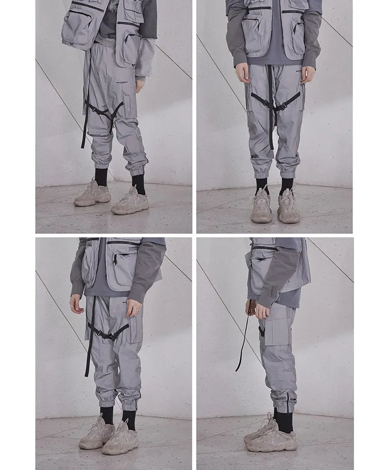 WLS Reflective Techwear Cargo Pants