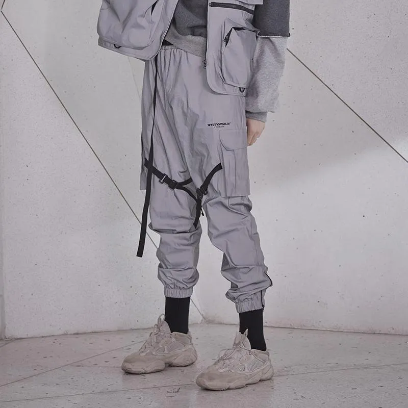 WLS Reflective Techwear Cargo Pants