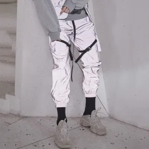 WLS Reflective Techwear Cargo Pants