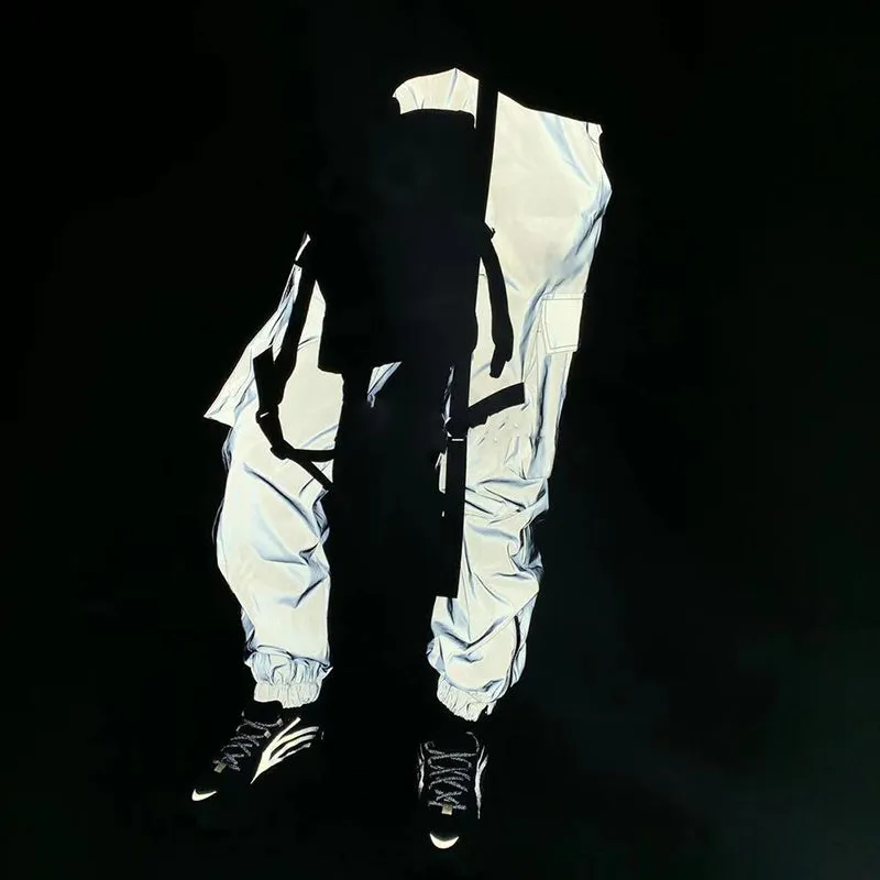 WLS Reflective Techwear Cargo Pants