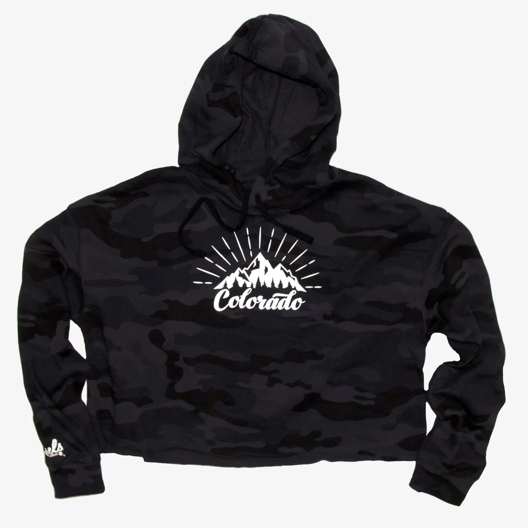 Women's Camo Colorado Rays Cropped Hoodie