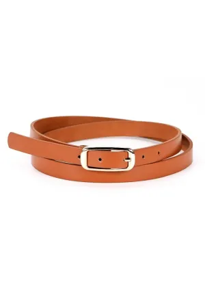 Women's Skinny Belt (Khaki)